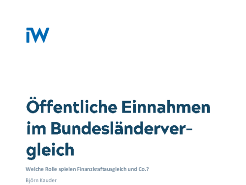 Welche Rolle spielen Finanzkraftausgleich und Co.? Welche Rolle spielen Finanzkraftausgleich und Co.?
