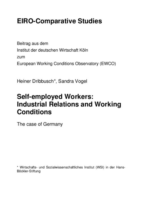 Self-employed Workers