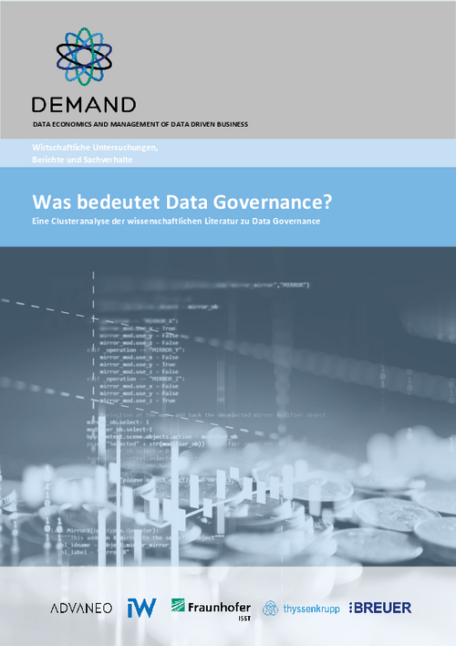 Eine Clusteranalyse der wissenschaftlichen Literatur zu Data Governance