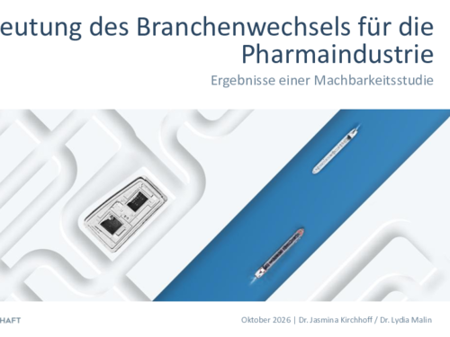 Bedeutung des Branchenwechsels für die Pharmaindustrie – Ergebnisse einer Machbarkeitsstudie Bedeutung des Branchenwechsels für die Pharmaindustrie – Ergebnisse einer Machbarkeitsstudie