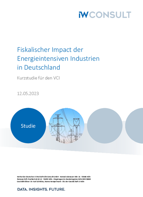 Fiskalischer Impact der Energieintensiven Industrien in Deutschland