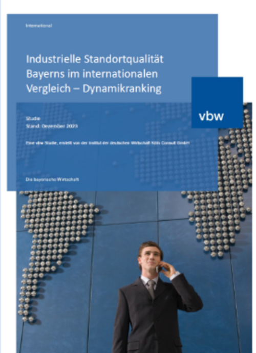 Industrielle Standortqualität Bayerns im internationalen Vergleich – Dynamikranking 2023