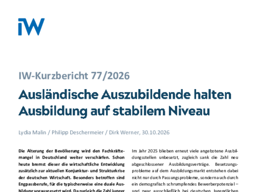 IW-Kurzbericht 77/2026 IW-Kurzbericht 77/2026