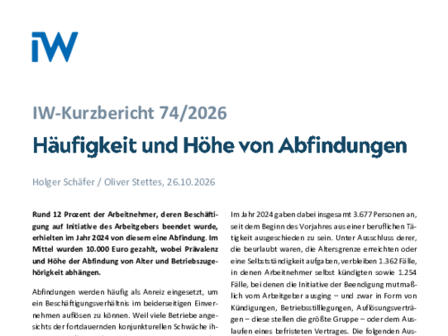 IW-Kurzbericht 74/2026 IW-Kurzbericht 74/2026