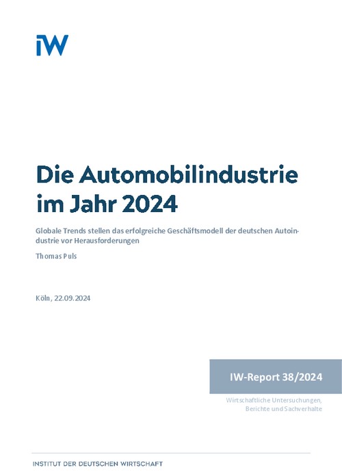 Die Automobilindustrie im Jahr 2024