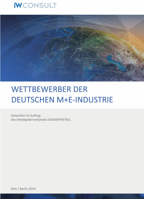 Wettbewerber der deutschen M+E-Industrie