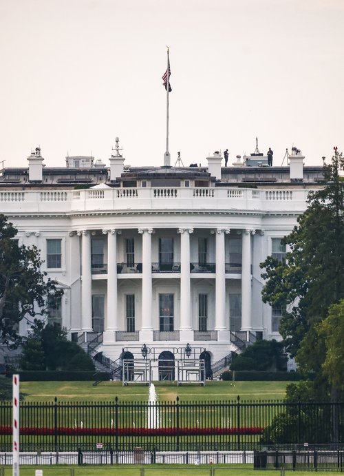 [Translate to English:] Das Gebäude des Weißen Hauses in Washington, D.C. in den Vereinigten Staaten von Amerika.