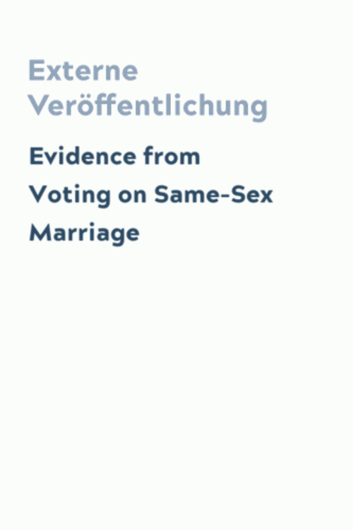 Rewarding Conservative Politicians Evidence From Voting On Same Sex 7546